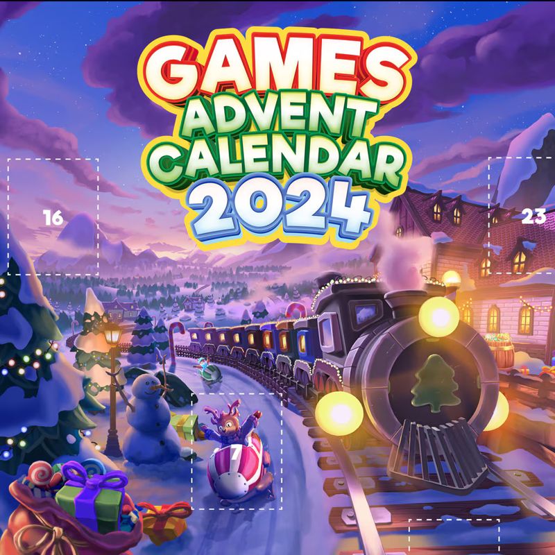 Games Advent Calendar 2024 box art for Playstation 5